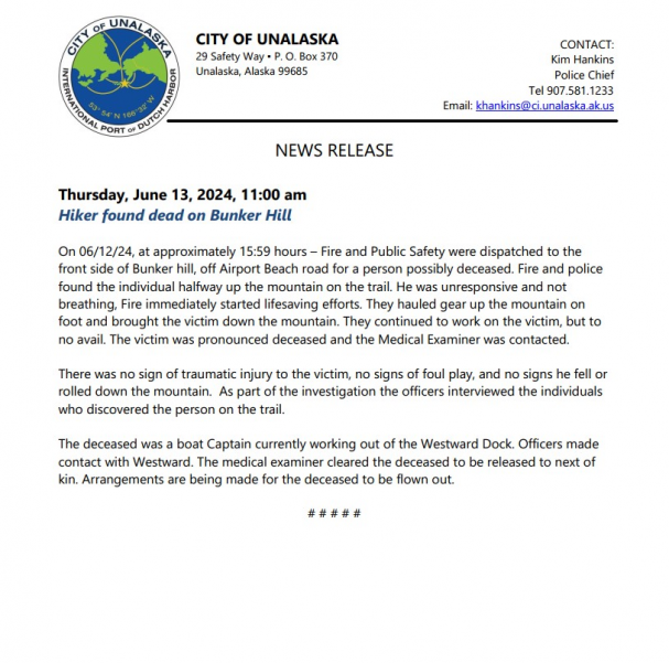 News Release June 13, 2024