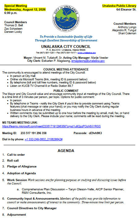 Agenda 2026 08 12