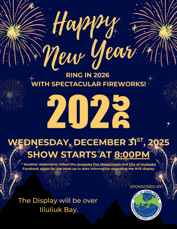 New Years Eve Fireworks - Wednesday, December 31, 2025 at 8:00pm