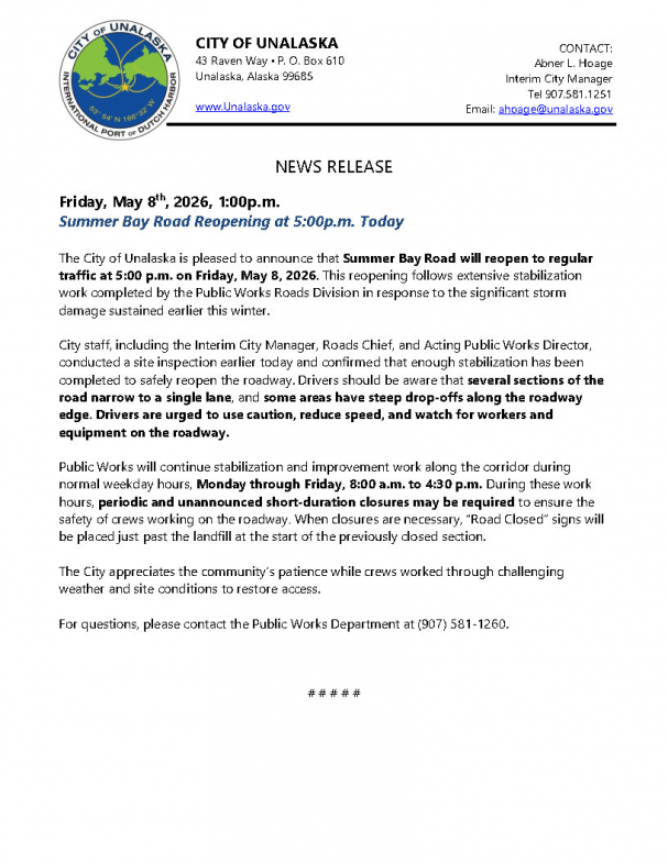 News Release 2026 05 08